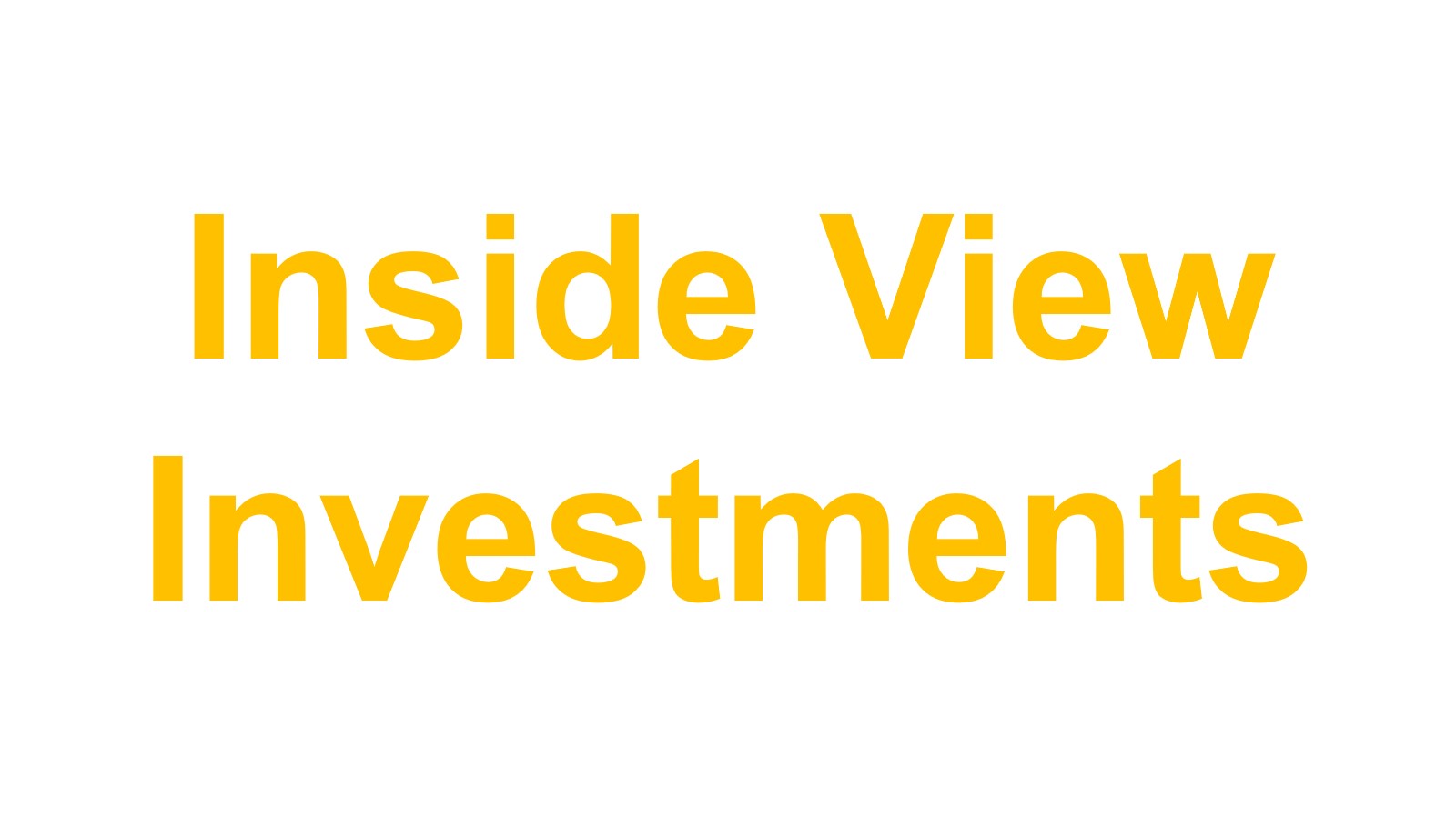 Inside View Investments